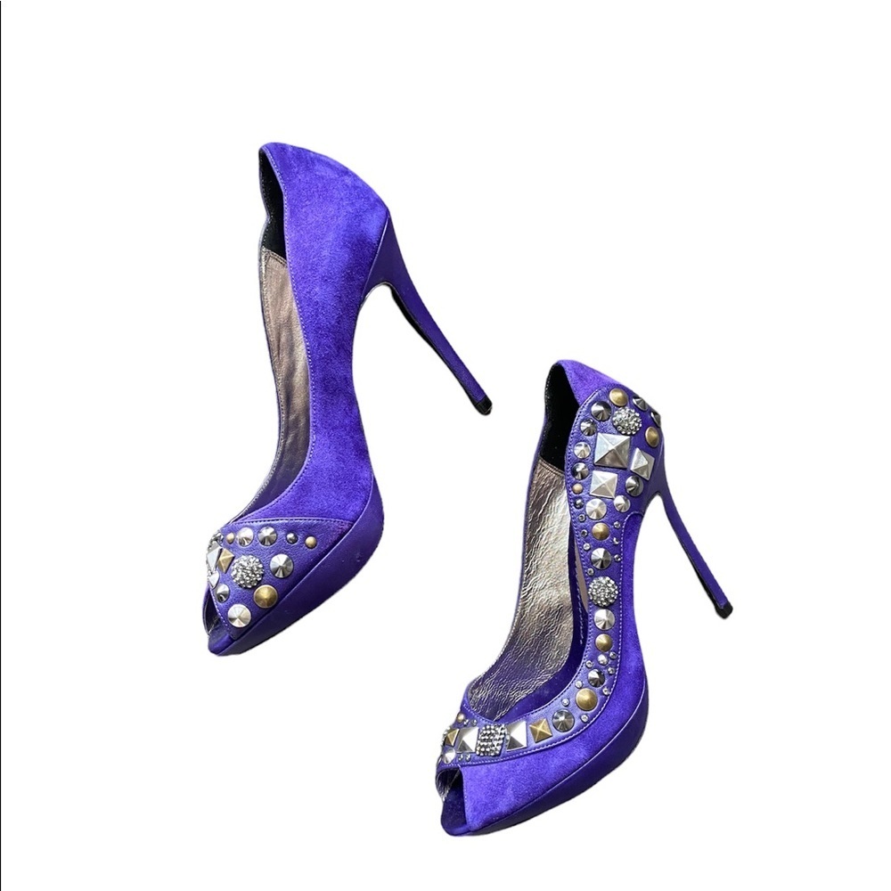 BOURNE Embellished Sparkly Peep Hells Shoes